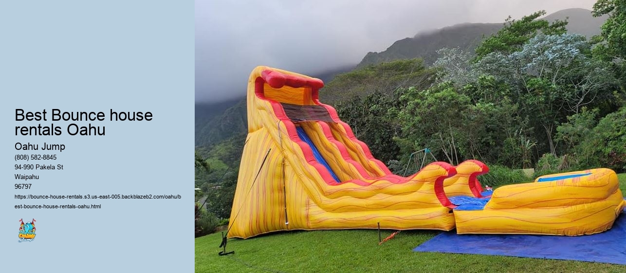 Best Bounce house rentals Oahu 
