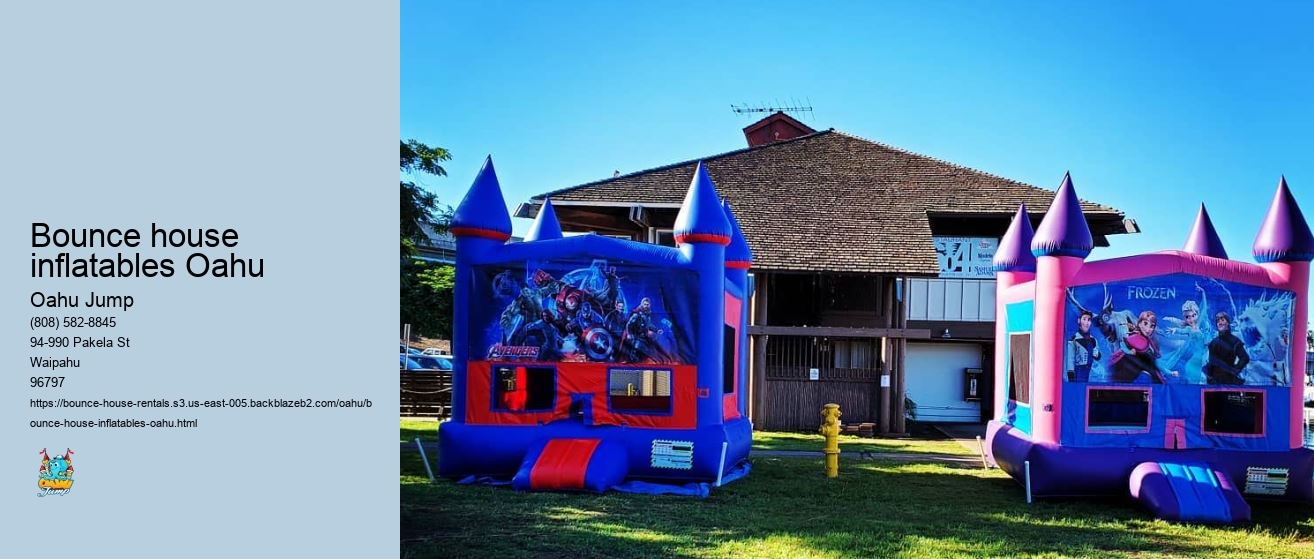 Bounce house inflatables Oahu 