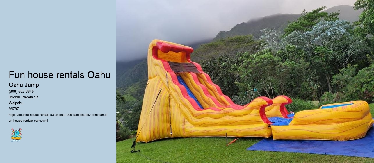 Oahu Jump: Your Source for Innovative and Entertaining Bounce House Rentals!